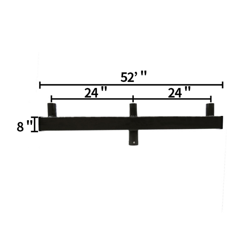 4″ Triple Square Vertical Tenon