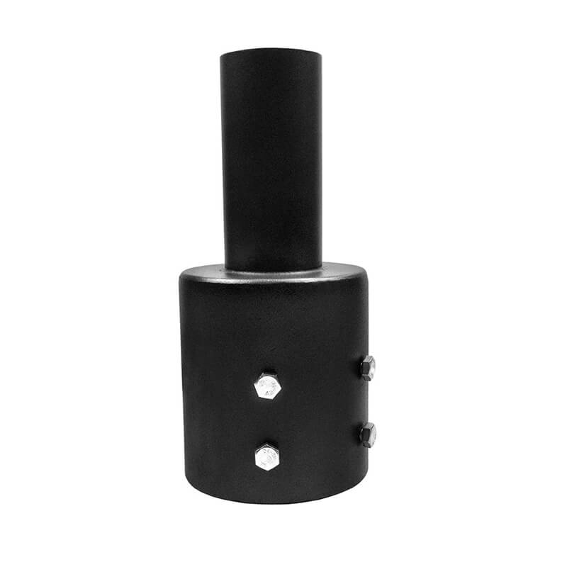 4'' Round Pole Mount with 2-38 O.D. Tenon