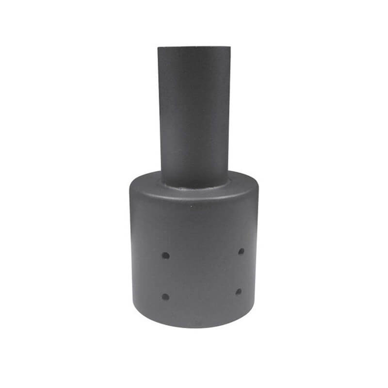 4'' Round Pole Mount with 2-38 O.D. Tenon