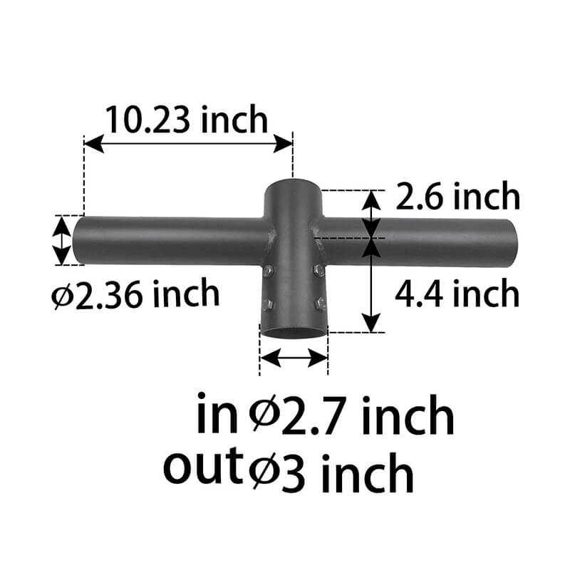 Twin Spoke Bracket 180° Arms