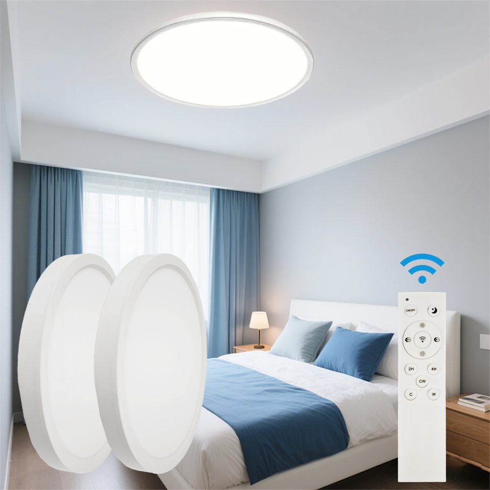 Round Panel Light with Remote Control
