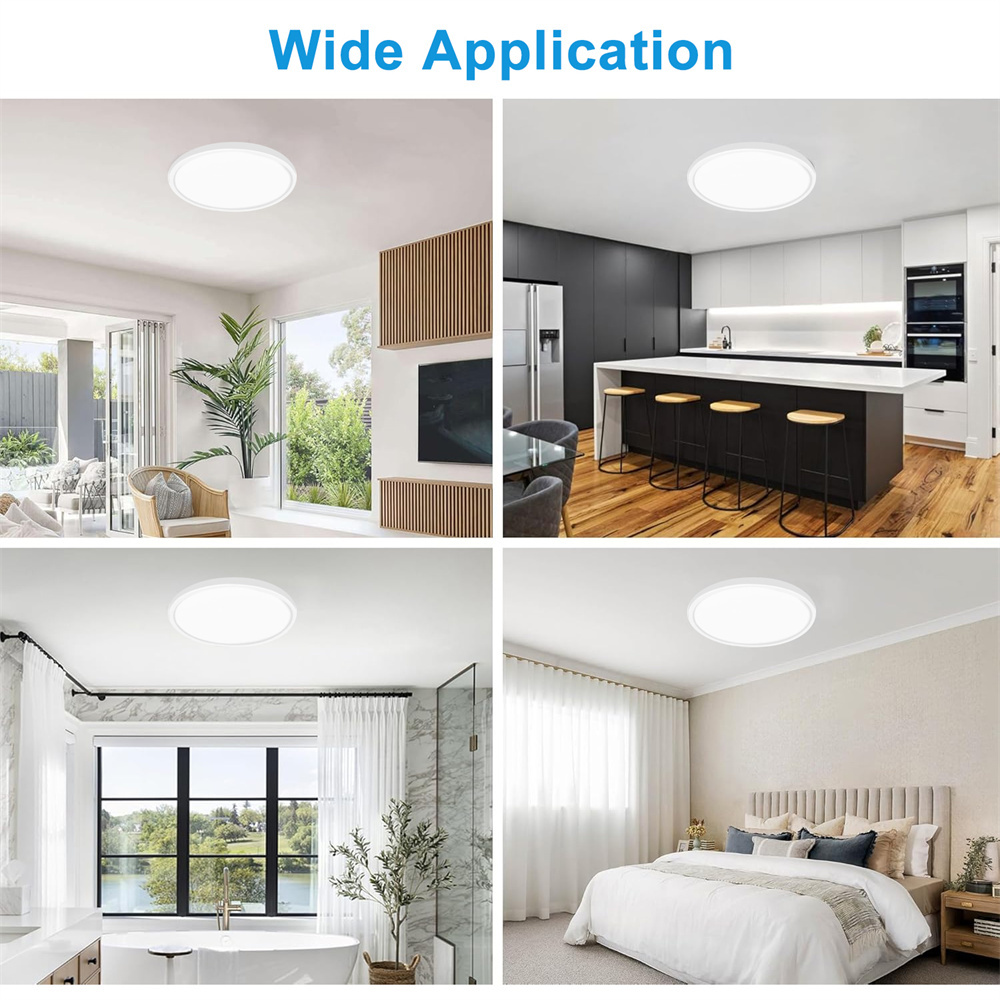 Round Panel Light with Remote Control