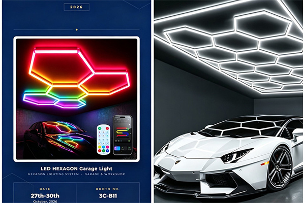 Hexagon Garage Lights