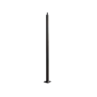 Straight Square Steel Poles, 4", 5"