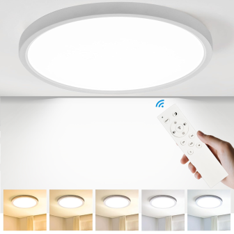 Round Panel Light with Remote Control
